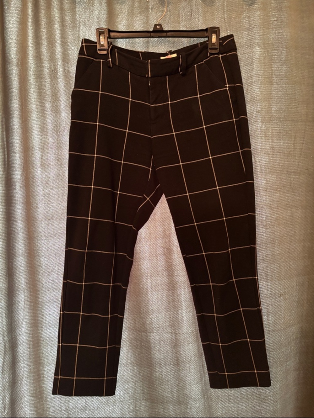 Merona Black Windowpane Dress Pants